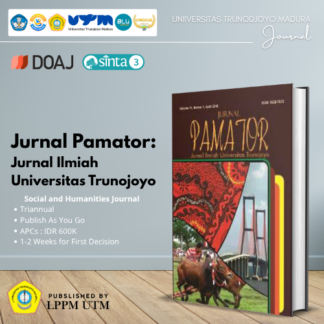 Jurnal Pamator : Jurnal Ilmiah Universitas Trunojoyo